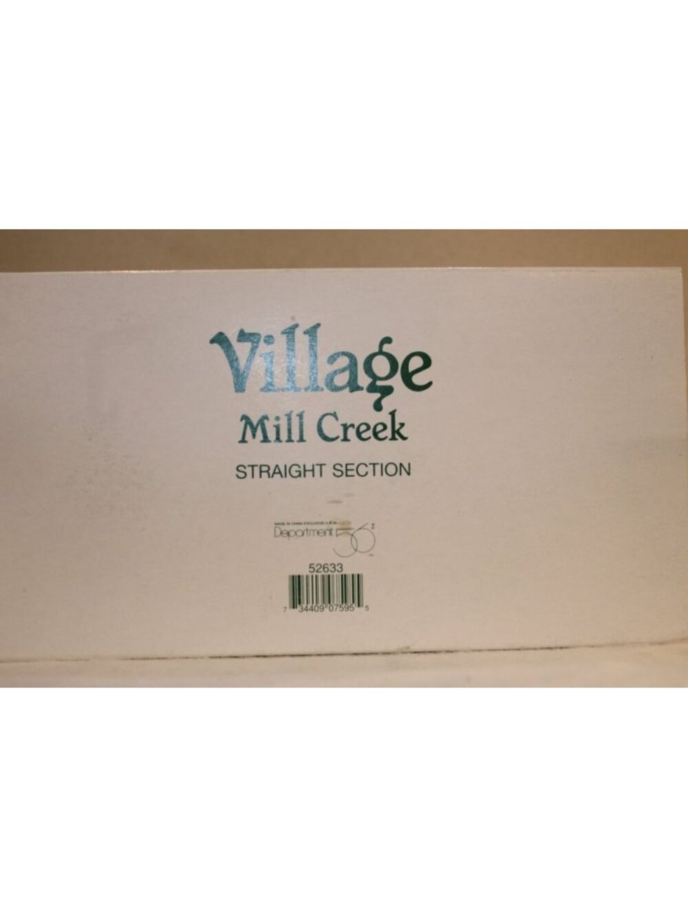 Dept 56 Village Accessory - Mill Creek Straight Section - Picture 3 of 3